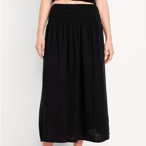 OLD NAVY High-Waisted Crinkle Gauze Smocked Maxi Skirt